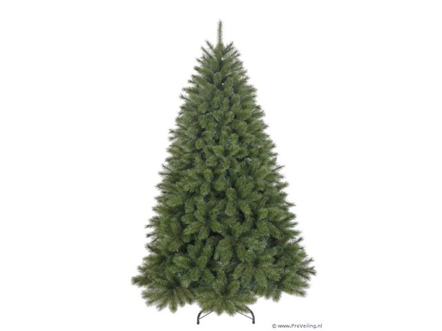 Luxe kunstkerstboom liv 215 cm - afbeelding 1 van  4