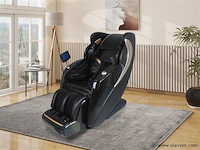 Luxe massagestoel zero gravity - dual-manipulators - zwart/blauw - afbeelding 1 van  15