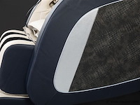 Luxe massagestoel zero gravity - wit / blauw - afbeelding 3 van  21