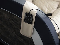 Luxe massagestoel zero gravity - wit / blauw - afbeelding 7 van  21