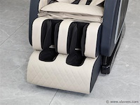Luxe massagestoel zero gravity - wit / blauw - afbeelding 8 van  21