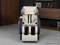 Luxe massagestoel zero gravity - wit / blauw - afbeelding 10 van  21