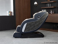 Luxe massagestoel zero gravity - wit / blauw - afbeelding 21 van  21