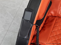 Luxe massagestoel zero gravity - zwart / rood - afbeelding 6 van  18