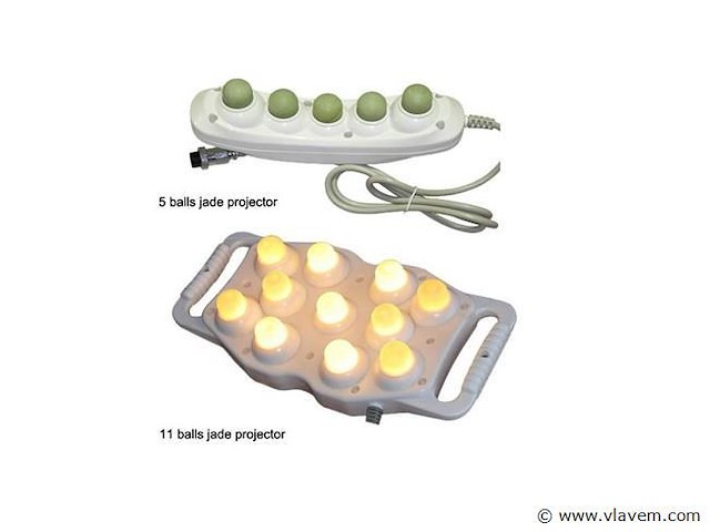 Luxe verwarmd massagebed met decoratief houten frame 200x60cm - afbeelding 2 van  5