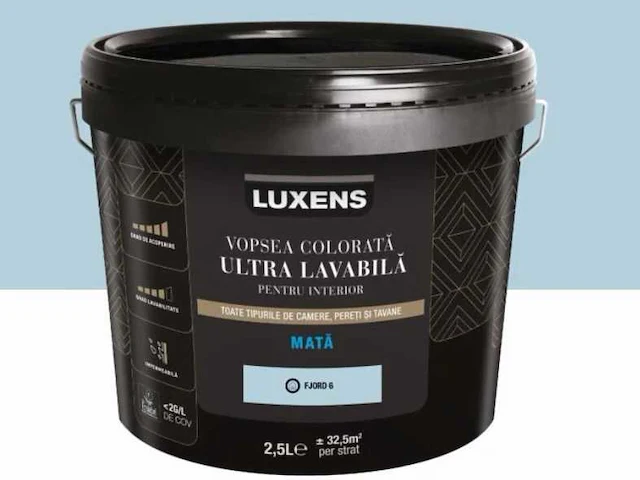 Luxens - ultra lavabila - fjord 6 - 2,5l verf - afbeelding 1 van  8