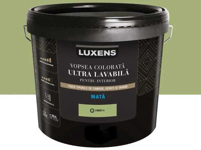 Luxens - ultra lavabila - forest 4 - 2,5l verf - afbeelding 1 van  7