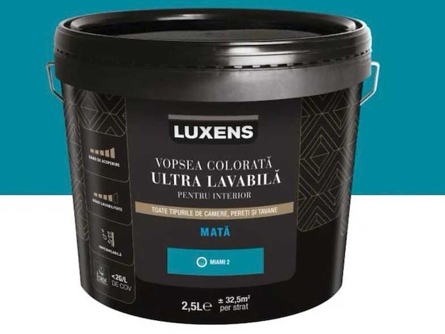 Luxens - ultra lavabila - miami 2 - 2,5l verf - afbeelding 1 van  7