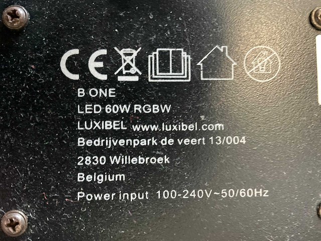 Luxibell b-one moving head (10x) - afbeelding 8 van  9