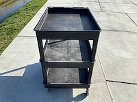 Luxor drielaags zware utility cart - afbeelding 5 van  6