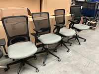 Luxy bureaustoel (4x) - afbeelding 1 van  4