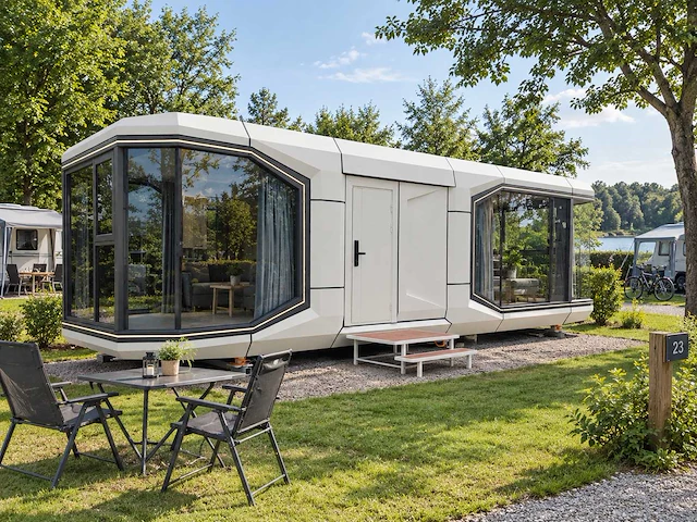 Lv capsules 11,8x3,3 m tiny house / space woning / capsule woning / chalet - afbeelding 96 van  142