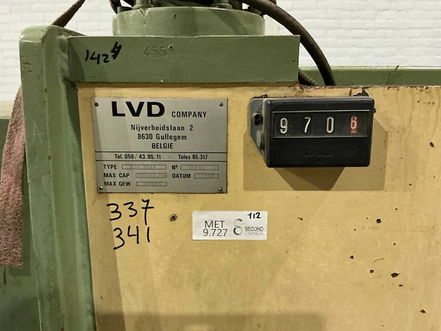 Lvd - 1988 - hsl 3100x6 - platenschaar - afbeelding 10 van  11
