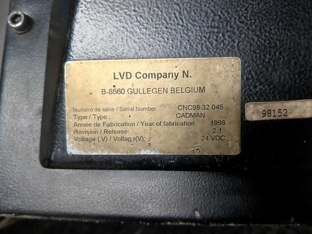 Lvd - cadman cnc98 - kantbank bediening - afbeelding 4 van  4