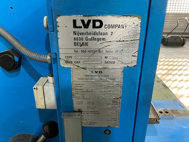 Lvd - mv 3100x3.5mm - guillotine shears - 1974 - afbeelding 5 van  9