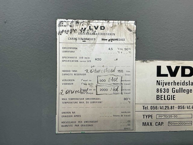 Lvd pp70/25-30 kantbank - afbeelding 10 van  10