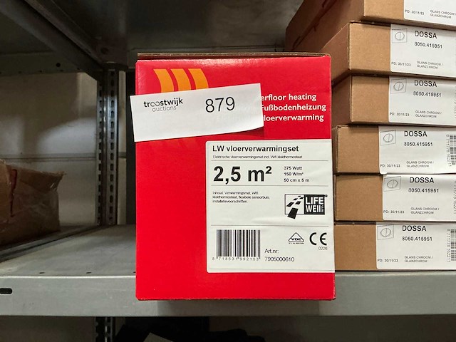 Lw vloerverwarmingset 2,5m2 - afbeelding 1 van  1