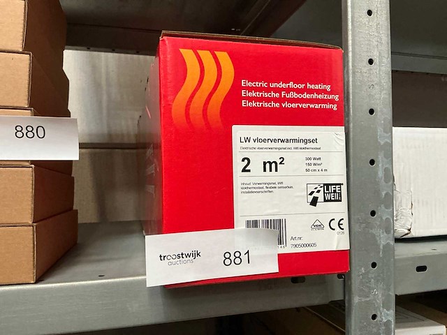 Lw vloerverwarmingset 2m2 - afbeelding 1 van  1