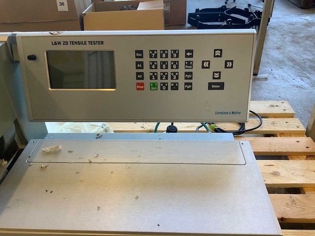 L&w zd tesile papier treksterktemeter - afbeelding 1 van  2