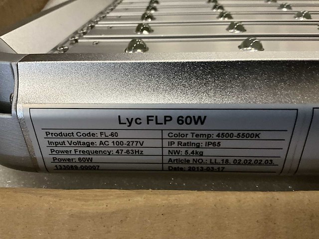 Lycalux floodlight - ongebruikt - afbeelding 5 van  6