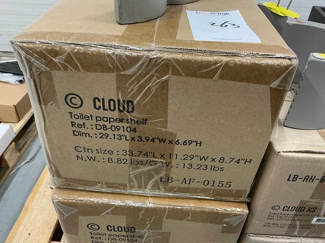 Lyon cloud wc rolhouder (8x) - afbeelding 3 van  4