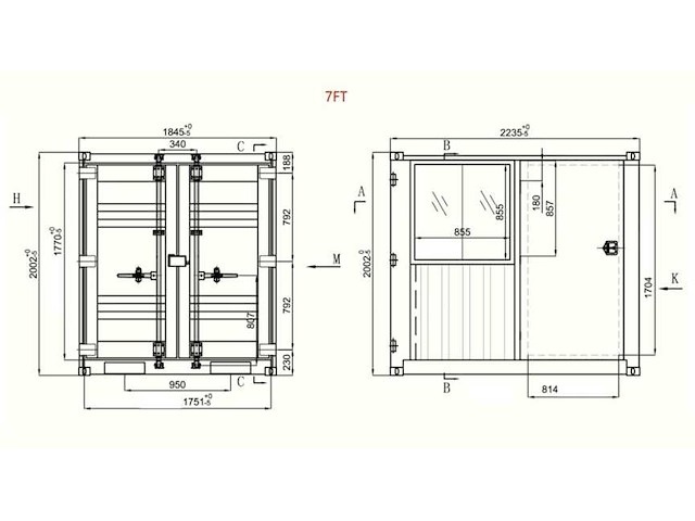 Lyp 7 ft container - afbeelding 4 van  4