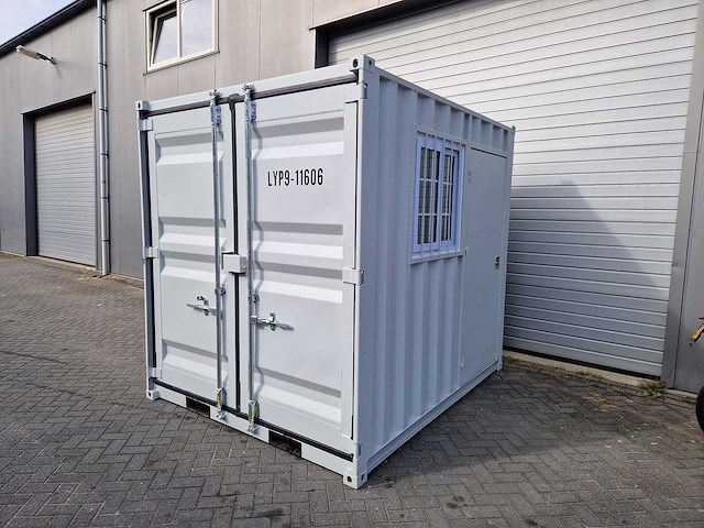 Lypu - 2025 - 9ft - container met zijdeur en zijraam - afbeelding 1 van  4