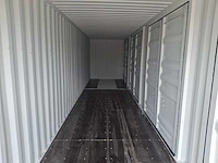 Lypu 40 ft high cube zwart zeecontainer met 4 zijdeuren - afbeelding 7 van  24