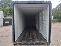 Lypu 40 ft high cube zwart zeecontainer met 4 zijdeuren - afbeelding 8 van  24