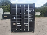 Lypu 40 ft high cube zwart zeecontainer met 4 zijdeuren - afbeelding 16 van  24