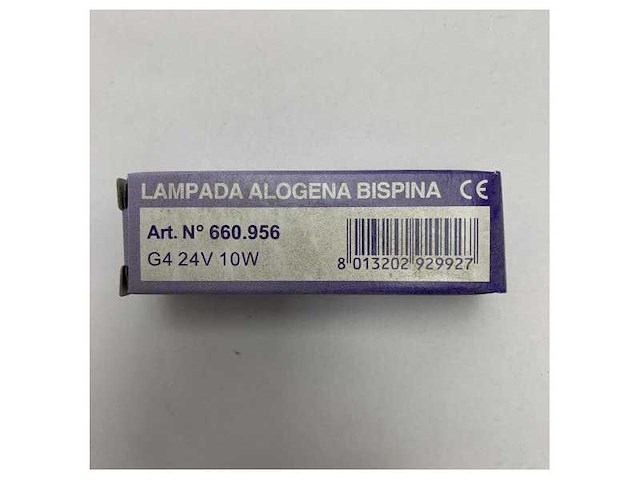 Lyvia 660-956 halogeenlamp 24v 10w g4 3000k helderheid - afbeelding 1 van  3