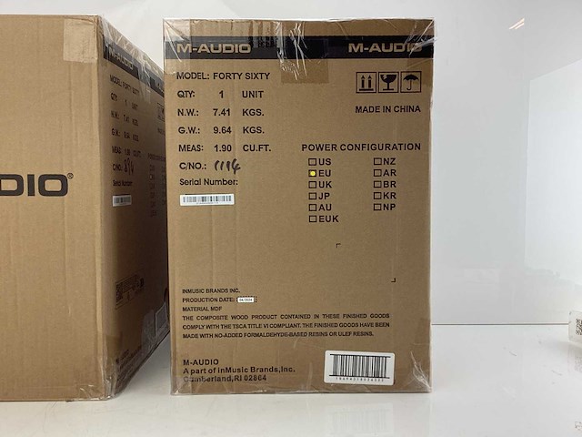 M-audio - forty sixty - monitor speaker (2x) - afbeelding 3 van  4