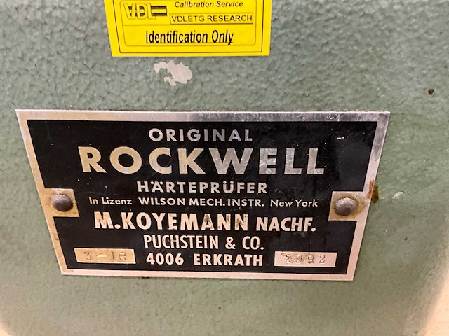 M. koyemann 3-jr hardheidtester - afbeelding 9 van  10