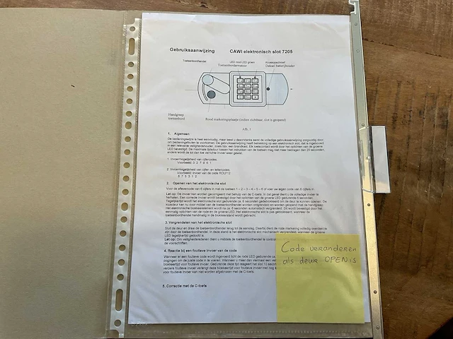 M-safe pt 3 kluis met elektronisch slot - afbeelding 4 van  4