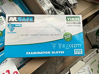 M-safe vinyl handschoenen (10x) - afbeelding 2 van  3