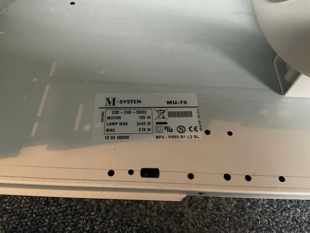 M-system mu-70 inbouw afzuigkap met motor - afbeelding 4 van  6