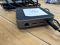 M-teck dual hdmi dockingstation met 2 x hdmi, 3 x usb 3.o, 1 x usb-c, ethernet poort, audiopoort en sd/micr... - afbeelding 4 van  5