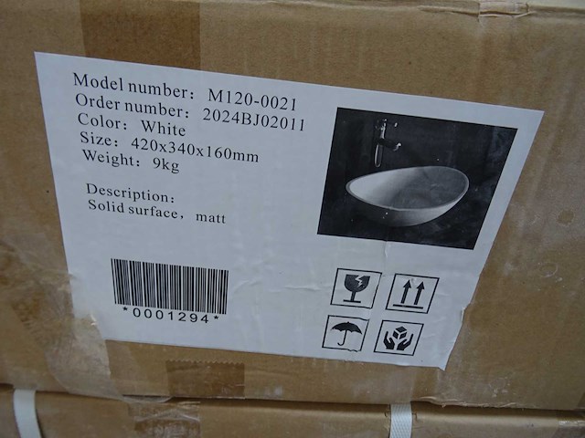 M120-0021 - waskom (2x) - afbeelding 1 van  3