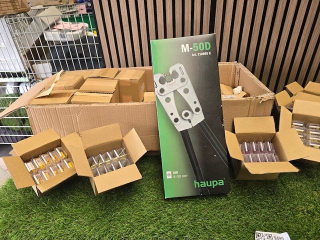 M50 d perstang met partij kabelschoenen haupa, partij - afbeelding 1 van  14