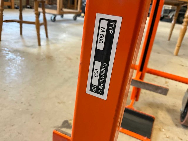 M600 meubel hef- en transport trolley (2x) - afbeelding 4 van  4