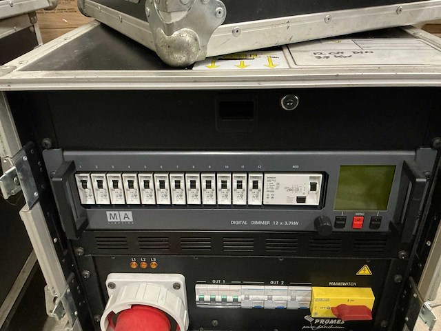 Ma lighting 12x3.7kw dimmerrack - afbeelding 3 van  7