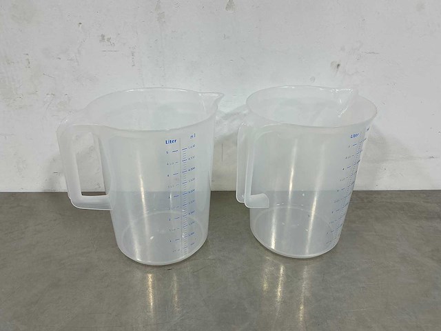 Maatbeker 5l (2x) - afbeelding 1 van  3