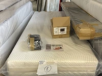Maatwerk hardbox 20 cm (90x200 cm) met luxe tencel pocketveringmatras 90x200 cm - afbeelding 2 van  2