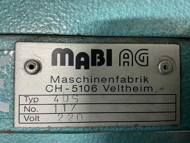 Mabi 4qs / 4m / 8z profielbuigmachine - afbeelding 7 van  12
