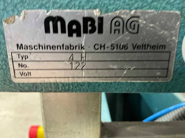 Mabi 4qs / 4m / 8z profielbuigmachine - afbeelding 9 van  12