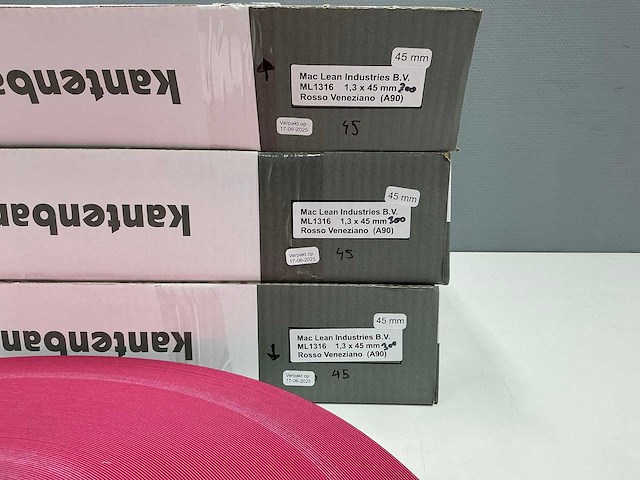Mac lean - a90 - rosso veneziano - kantenband - 900 m - 1,3x45 mm - (3x) - afbeelding 5 van  7