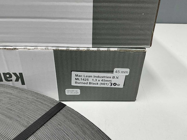 Mac lean - h01 - burned black- kantenband - 900 m - 1,3x45 mm - (3x) - afbeelding 5 van  6