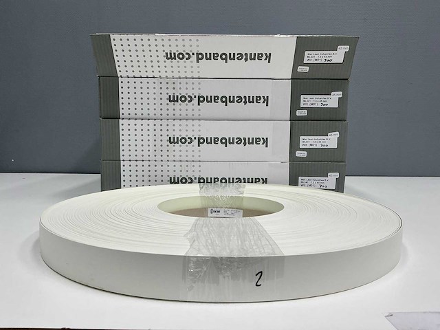Mac lean - m01 - wit - kantenband - 1200 m - 1,3x45 mm - (4x) - afbeelding 2 van  7