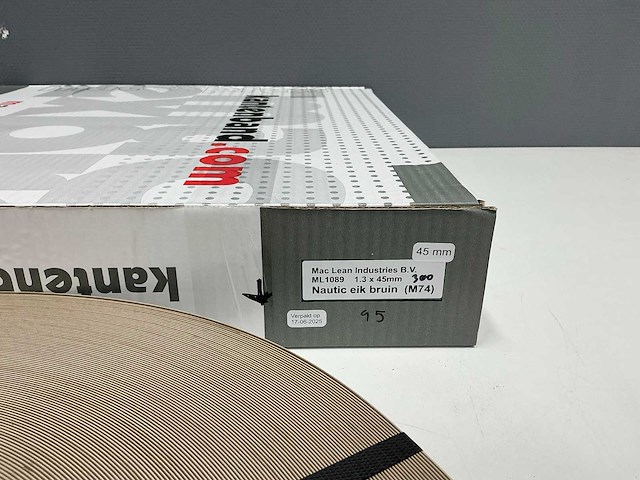 Mac lean - m74 - nautic eik bruin - kantenband - 450 m - 1,3x45 mm - (2x) - afbeelding 3 van  7
