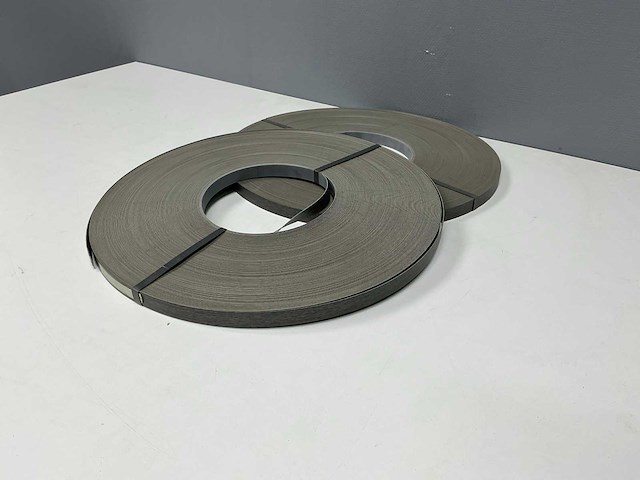 Mac lean - ml1060/m57 - donkergrijs - kantenband - 300 m - 1,3x23 mm - afbeelding 1 van  6